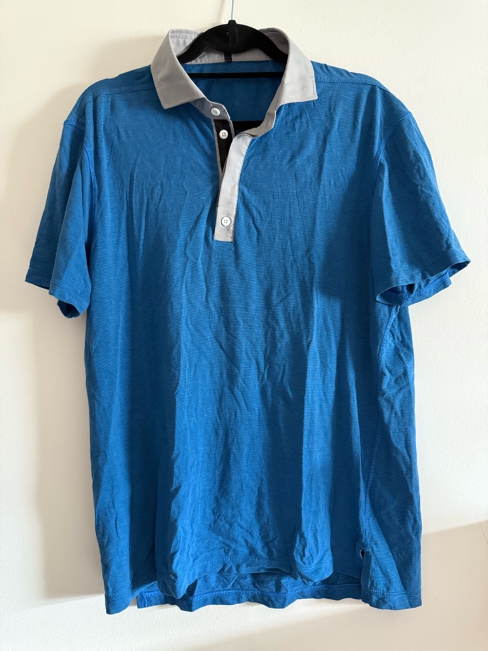 Lululemon Men’s Blue Polo Shirt